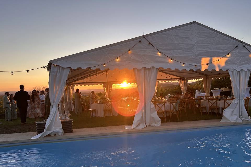 Sunset vin d’honneur