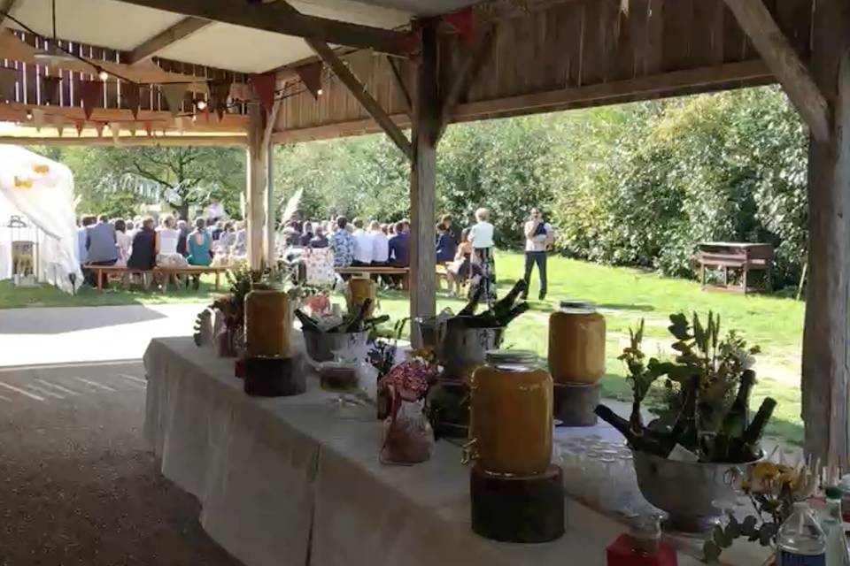 Préau couvert
