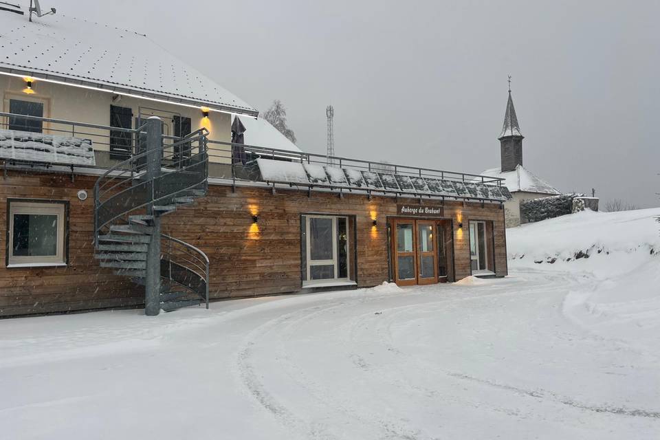 Domaine sous la neige