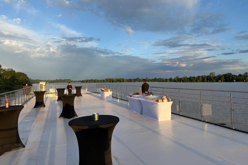 Cocktail sur le rooftop