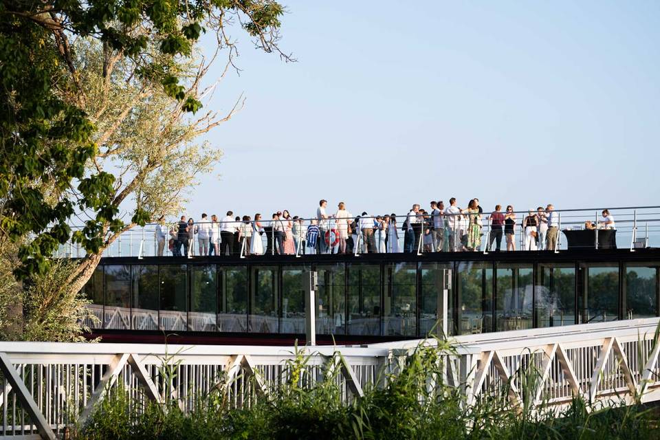 Vu du rooftop de 200 m²