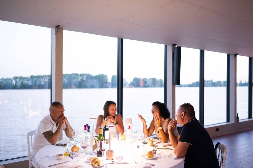 Vue directe sur le fleuve