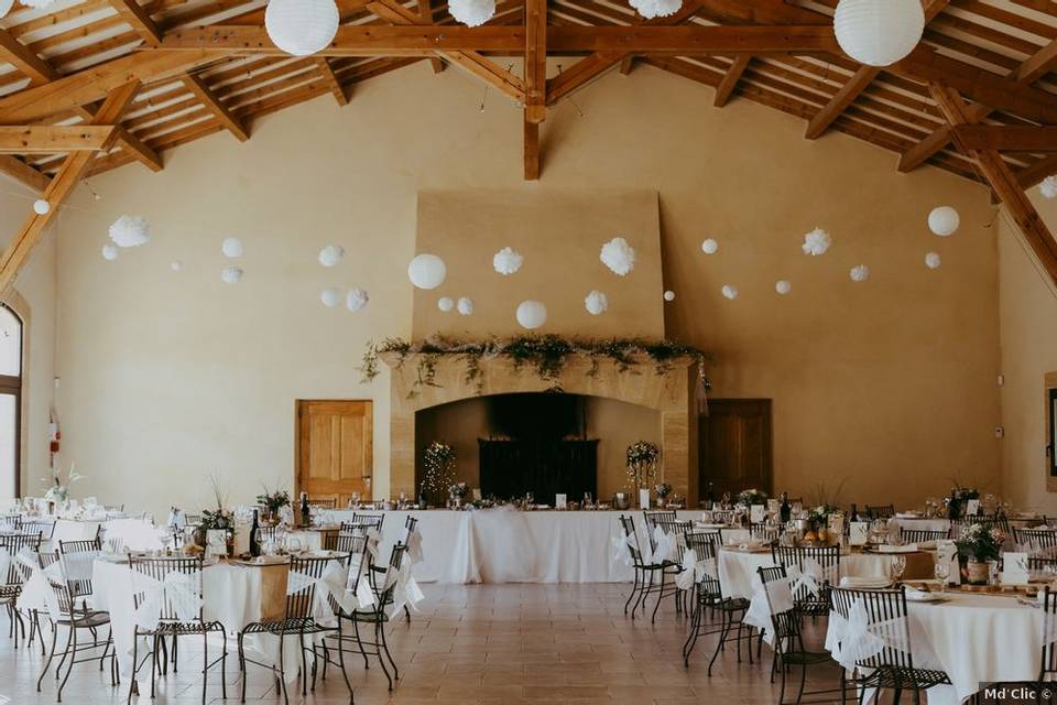 Décoration salle mariage