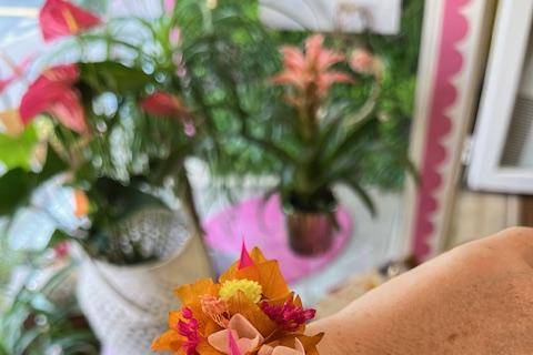 Bracelet fleurs stabilisées