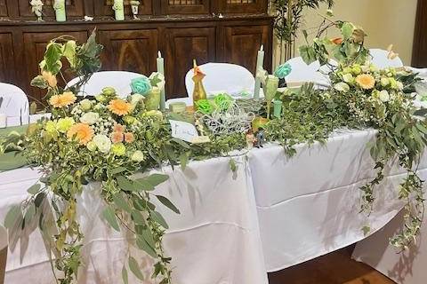Décoration de table mariés