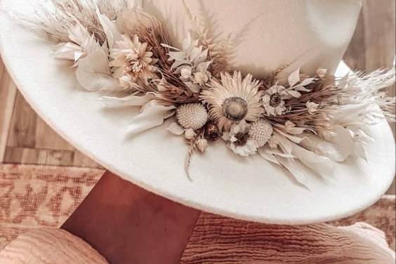 Chapeau de la mariée