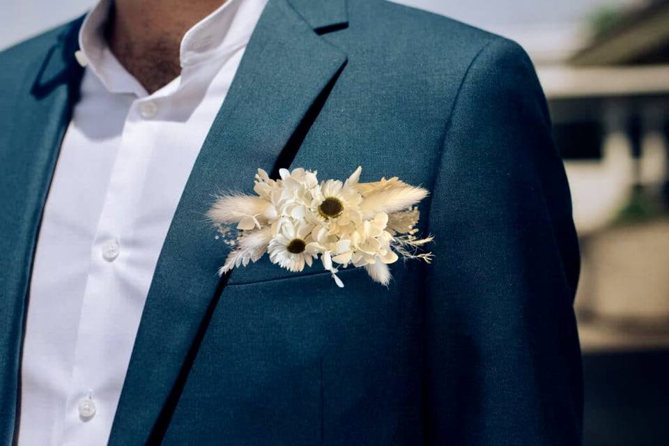 Boutonnière, du marié