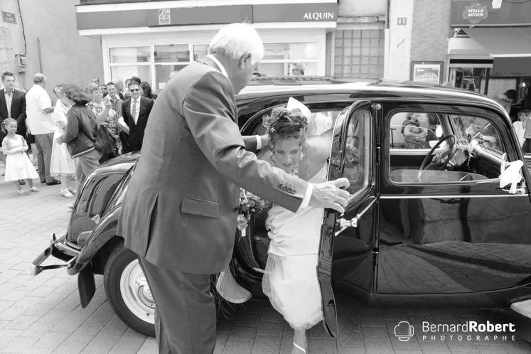 Arrivée de la mariée