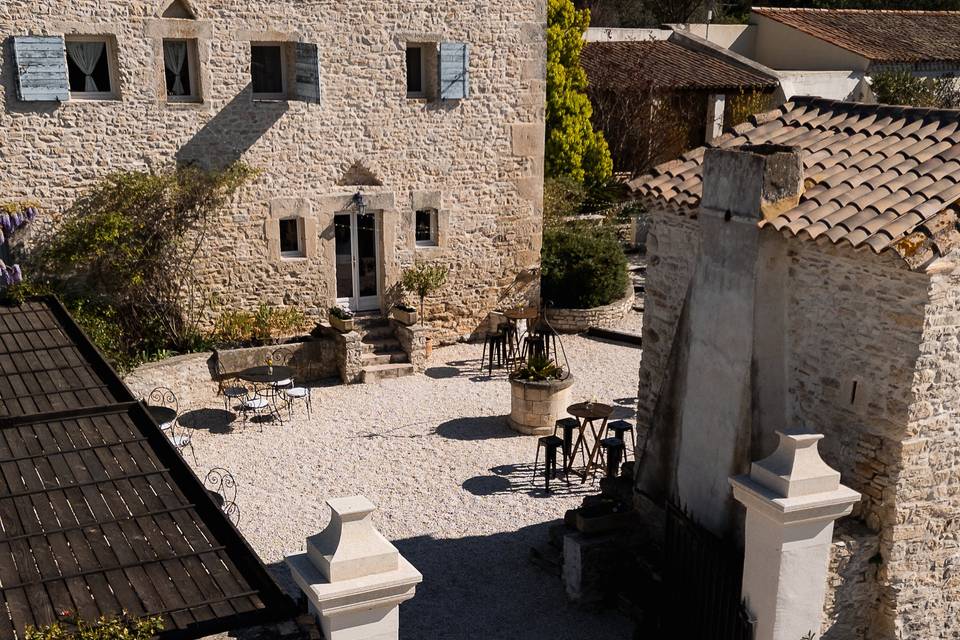 Cour intérieure & Pergola