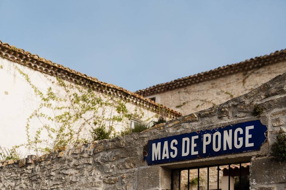 Pancarte Mas de Ponge
