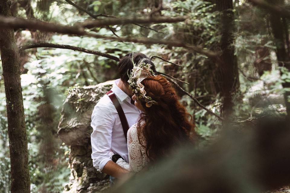 Folk en forêt