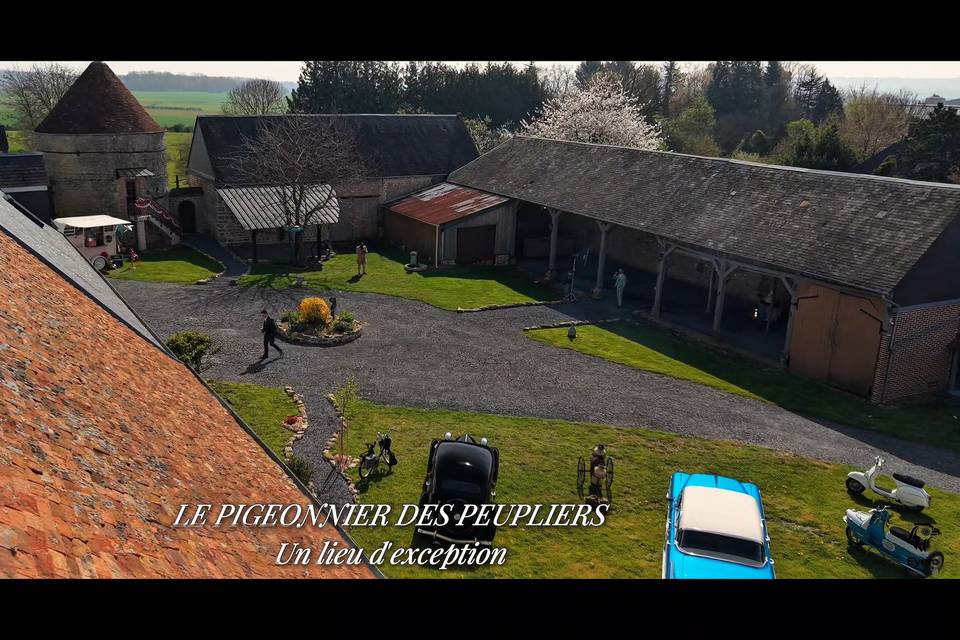 Plan drone capture video