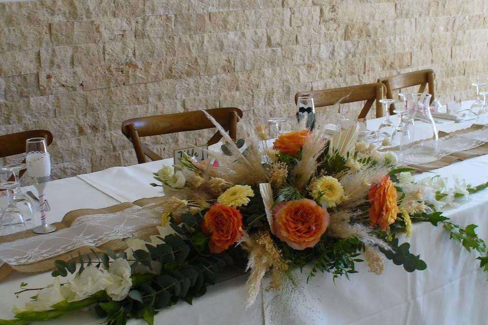 Centre de table d'honneur