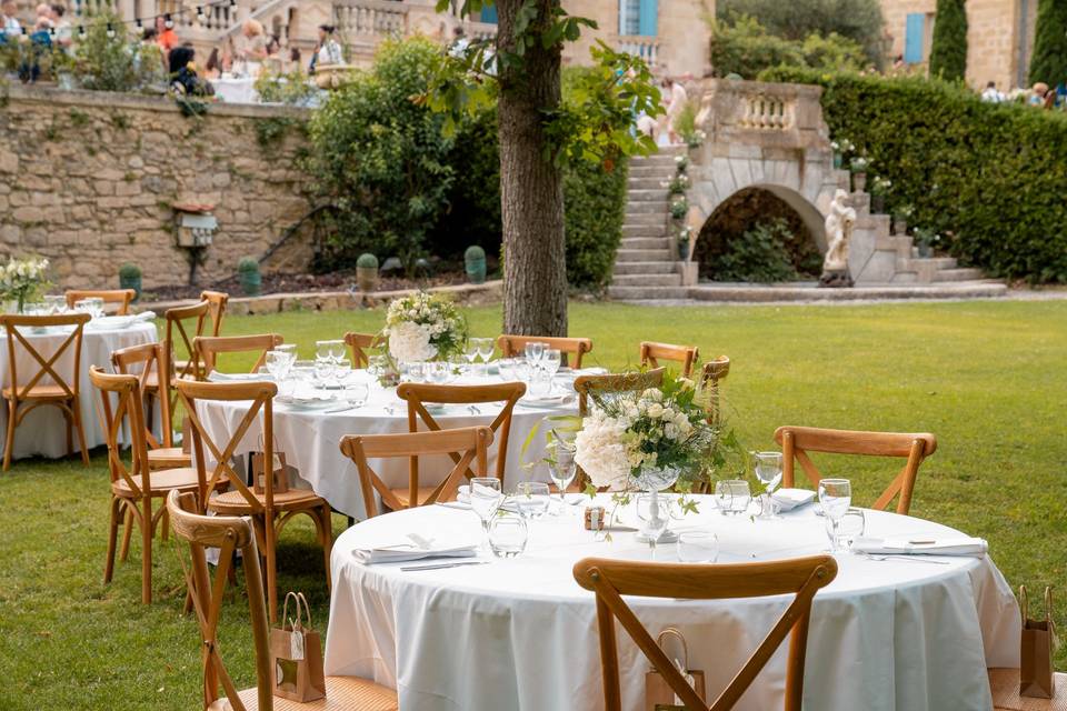 Tables invités