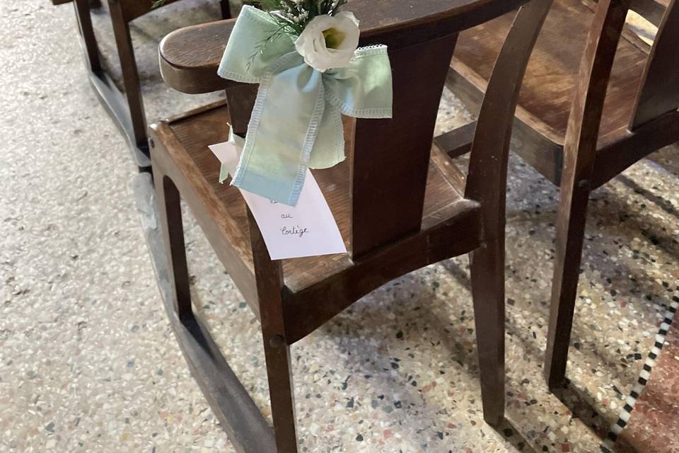 Décoration banc