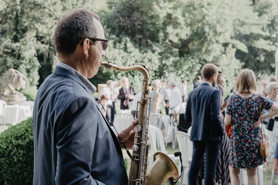 Vin d'honneur au jardin