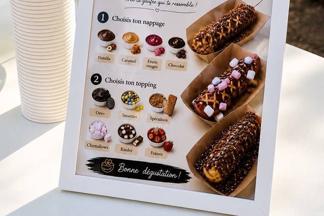 Large choix de topping
