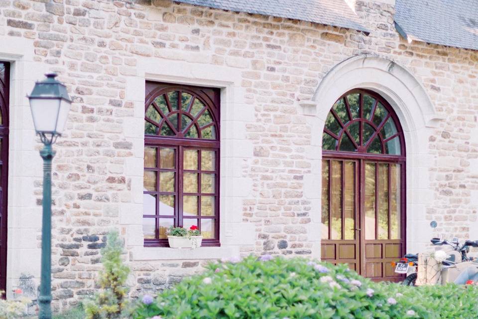 La cour du manoir