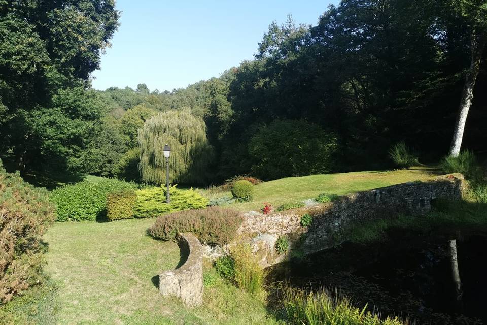 Vue sur les étangs