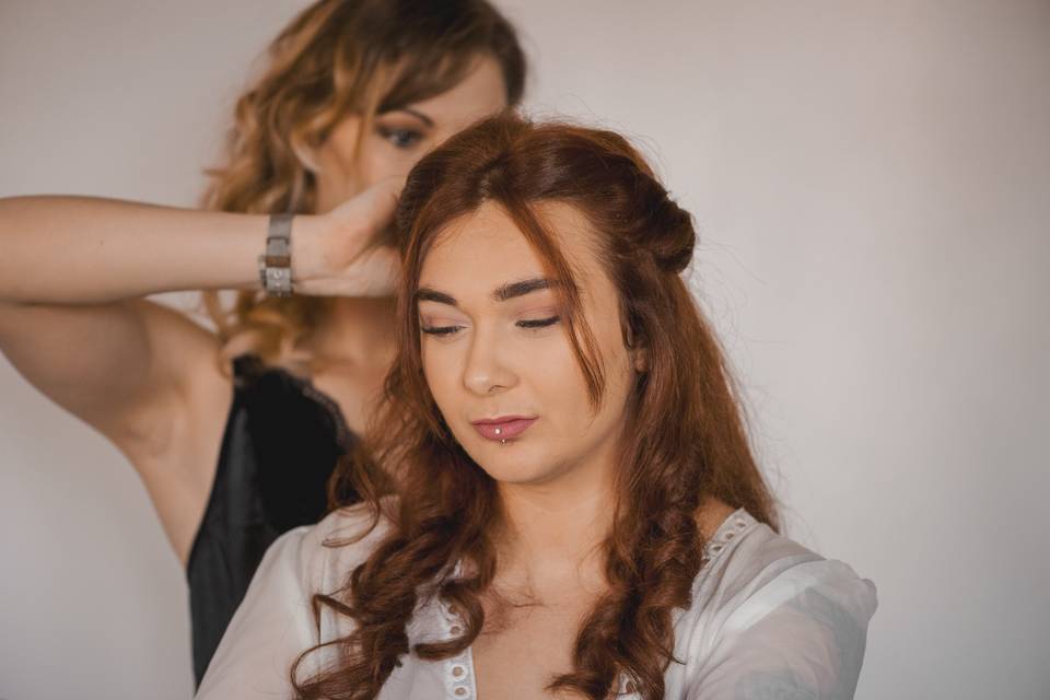 Préparatifs mariée
