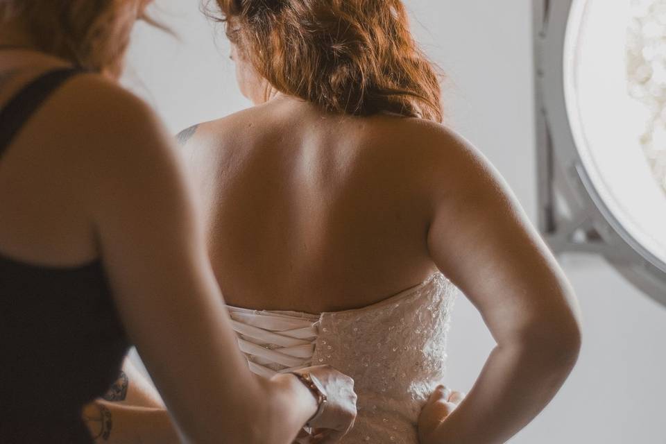 Préparatifs mariée