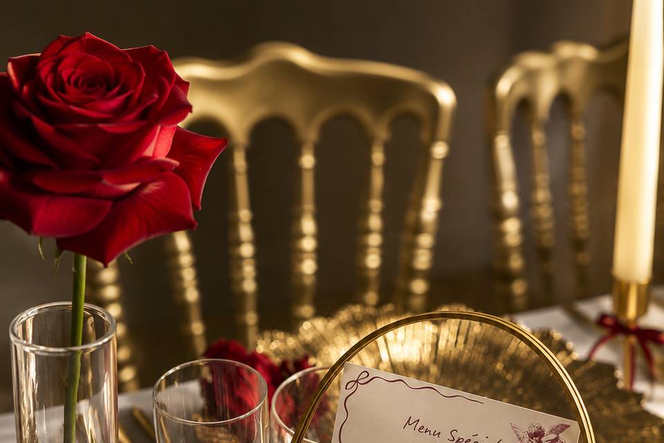 Menu pour les invités