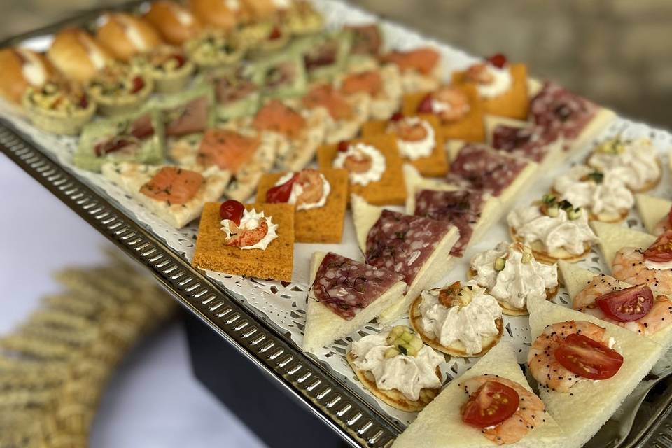 Canapés variés