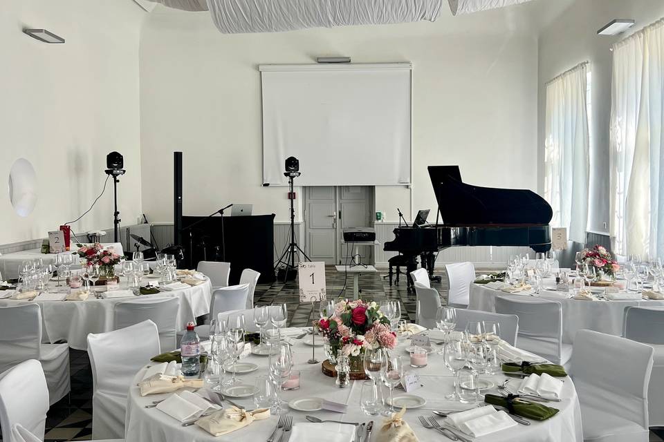 Setup piano et DJ
