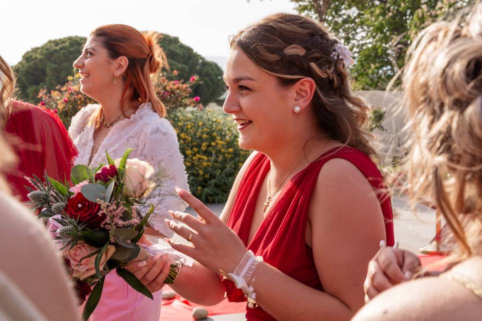 Lancée de bouquet