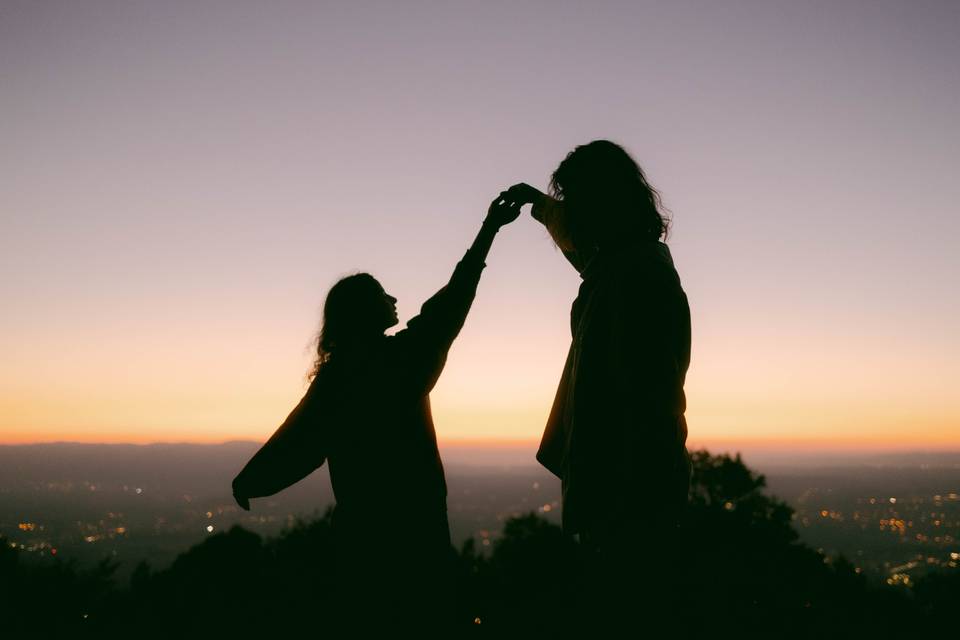 Séance engagement, fiançailles