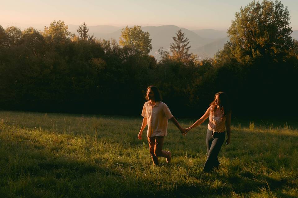 Séance engagement, fiançailles