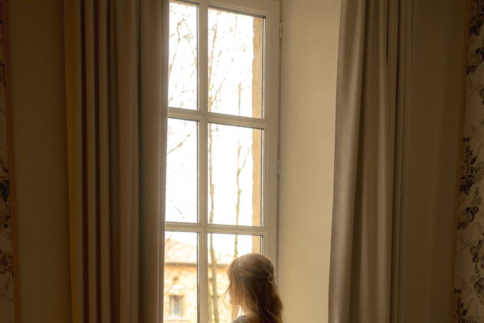 Préparatifs de la mariée