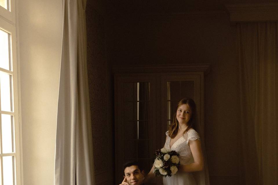 Séance couple mariage