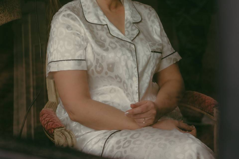 Préparatifs de la mariée