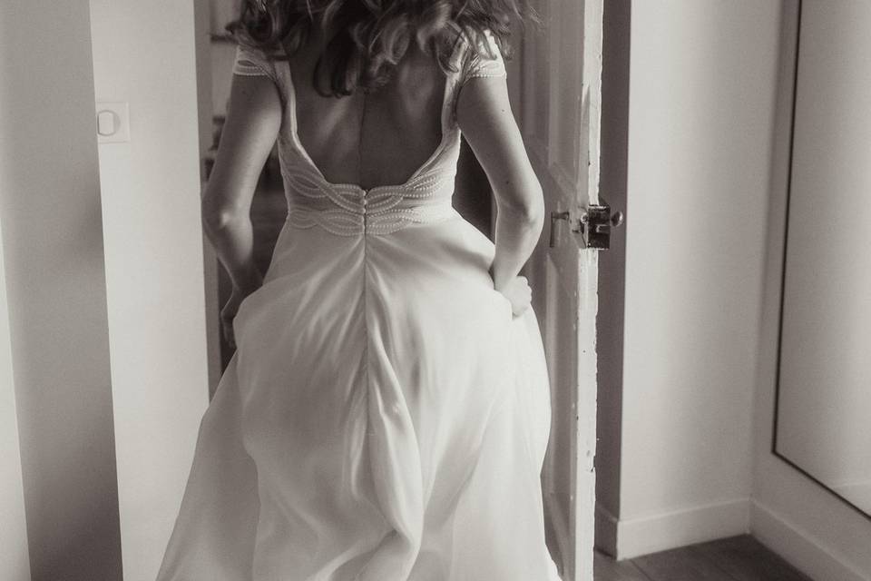 Préparatifs de la mariée