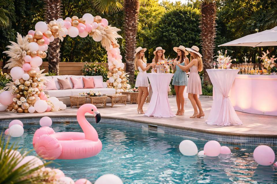 Ambiance festive et girly