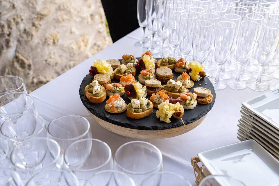 Apéritifs servis
