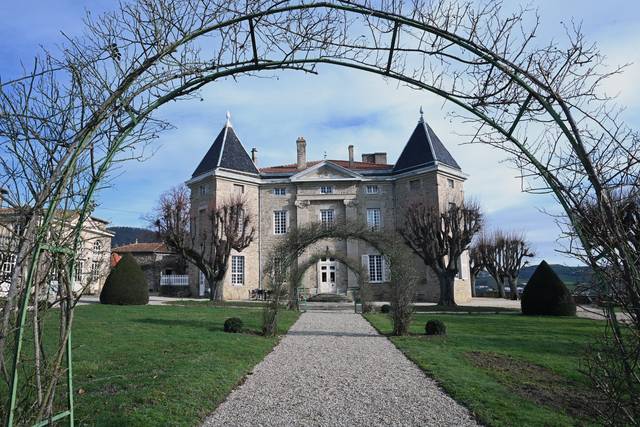 Vue du jardin à la Française