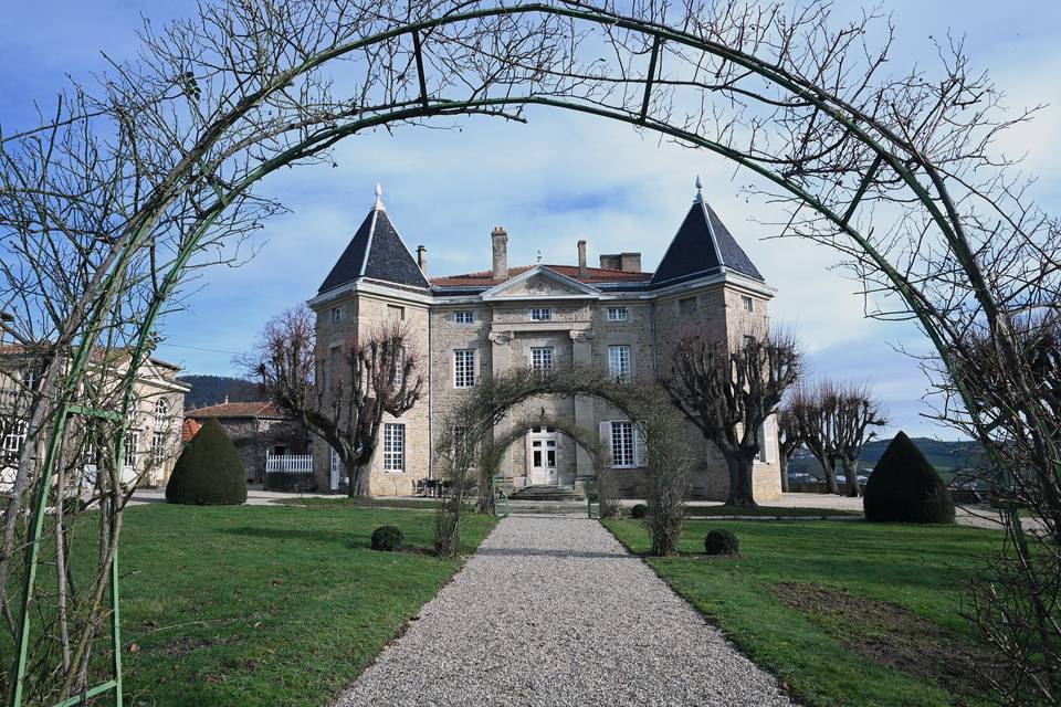 Vue du jardin à la Française