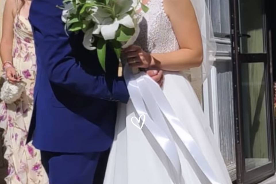 Bouquet de mariée en Lys