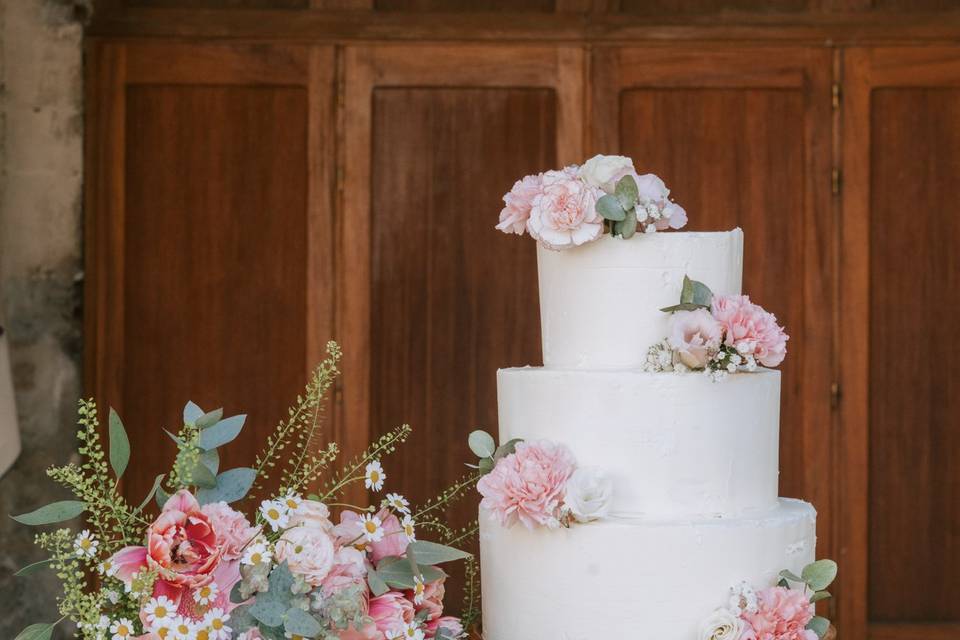 Bouquet et piece-montée