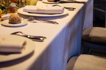 Diner dans la grange