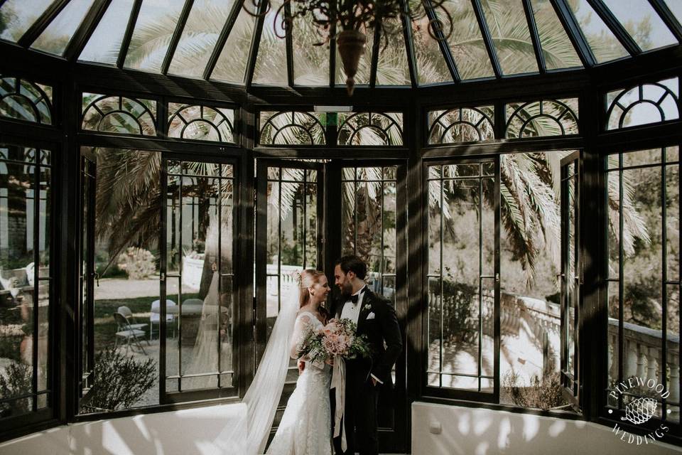 Photo mariage veranda