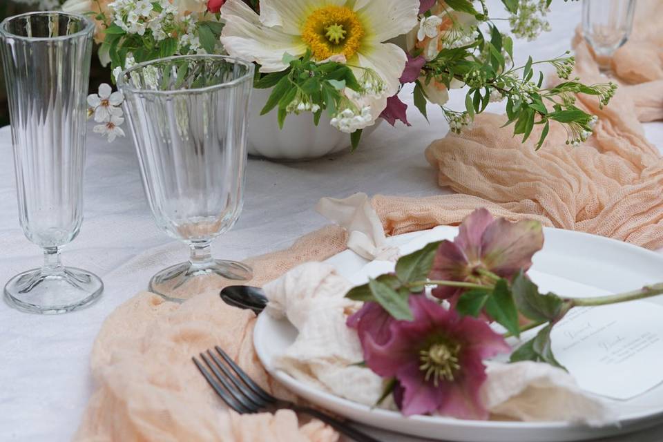 Composition de centre de table