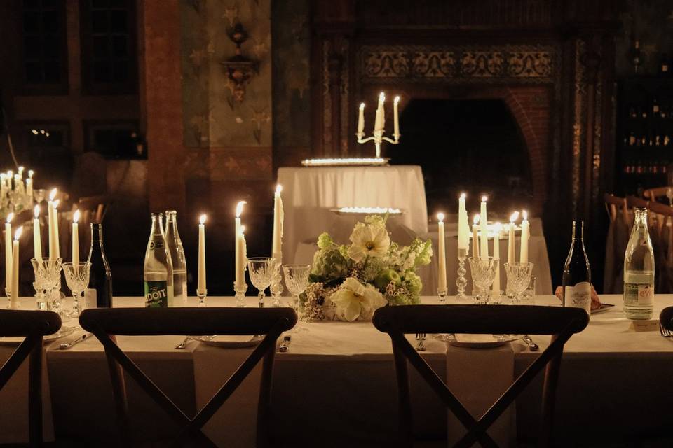 Diner aux bougies