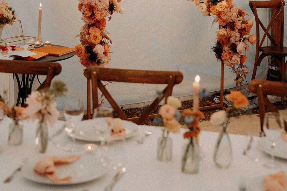 Arche floral / phototbooth