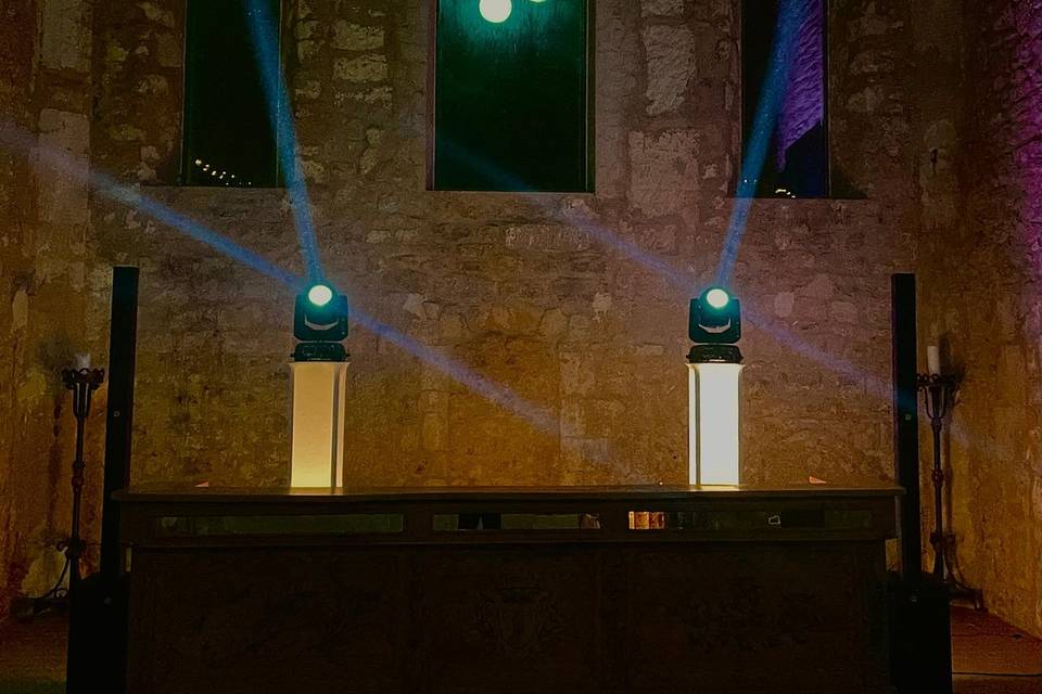 Set up lights