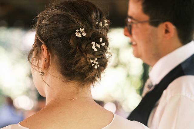 chignon bohème