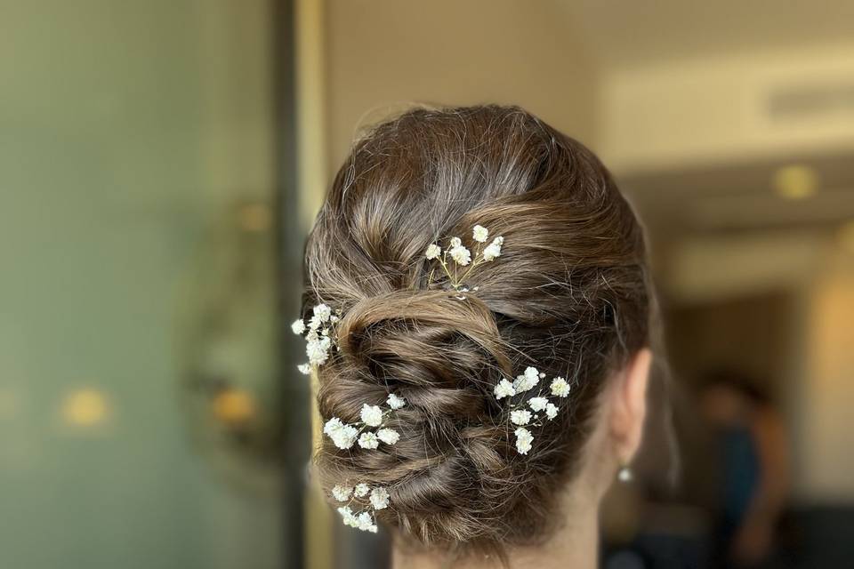 Chignon naturelle