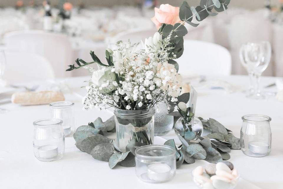 Décoration table et fleurs